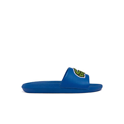 

Мужские шлепанцы Lacoste Oversized Croco, синие/зеленые (7-43CMA0046 BG3), Blue/green