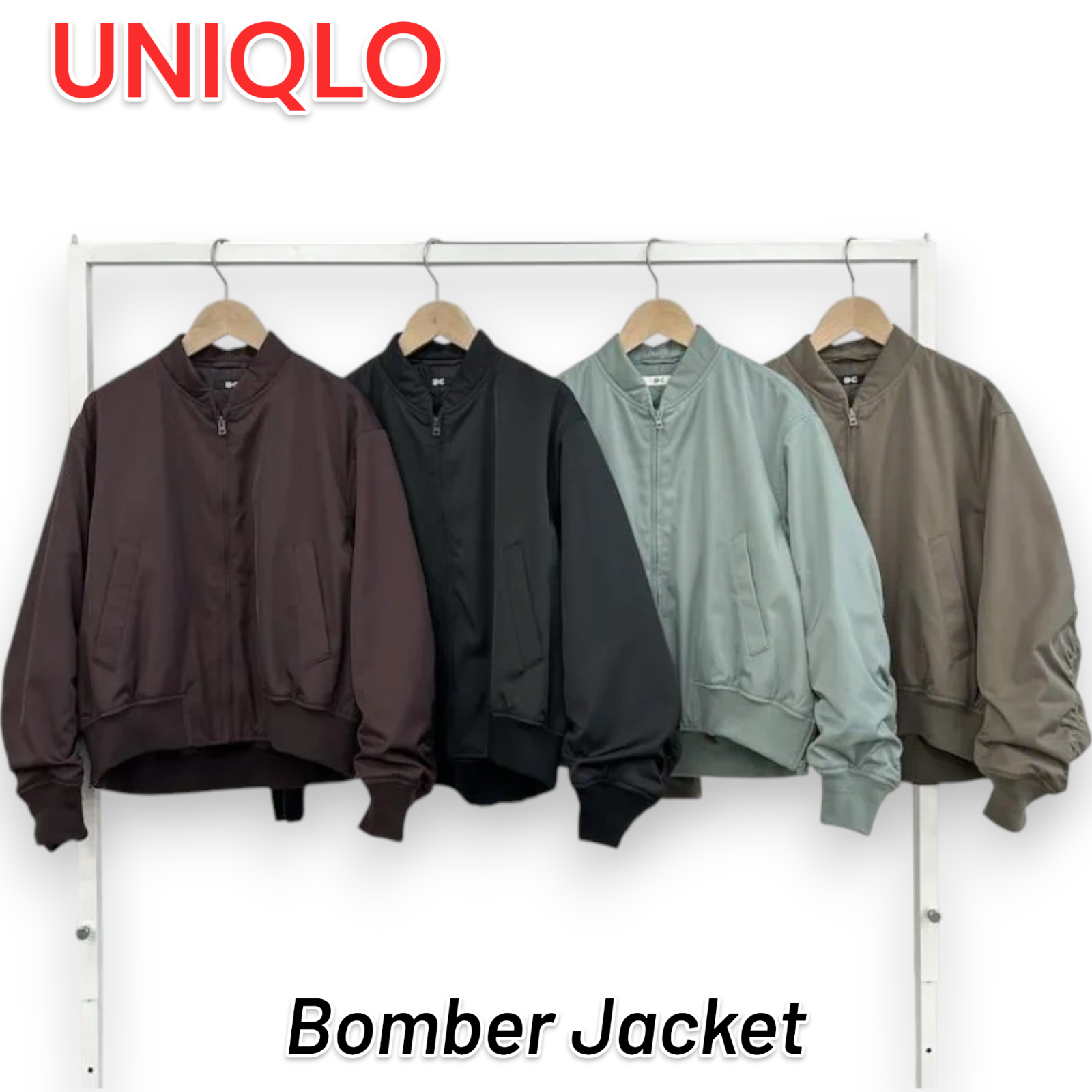 Uniqlo : C Bomber Jacket XS-3XL 4 colors 474936 2025SS JAPAN Uniqlo : C Bomber Jacket XS-3XL 4 colors 474936 2025SS JAPAN