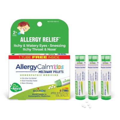 Boiron AllergyCalm Kids 3 тюбика в коробке