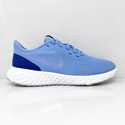 Nike Womens Revolution 5 CZ8663-400 Синие кроссовки для бега, размер 6