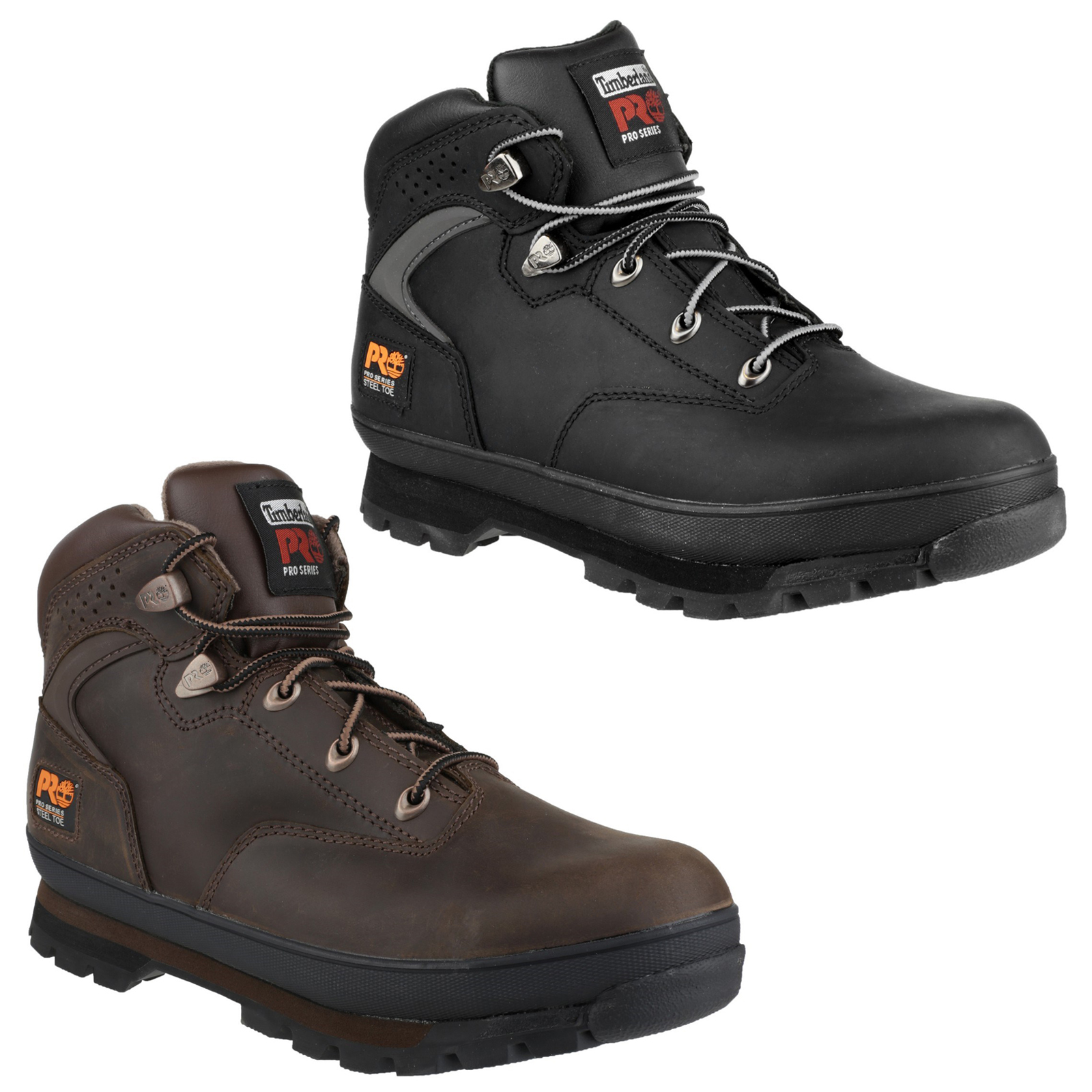 Euro Hiker Safety Mens Leather Boots