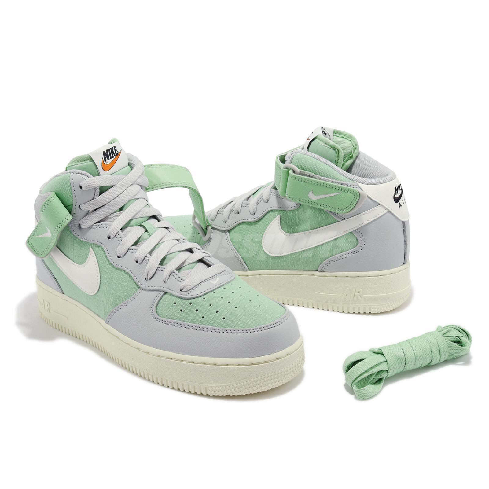 

[DQ8766-002] Nike AF1 Mid Enamel Green *НОВИНКА*, Multicolor, Nike Air Force 1 Mid