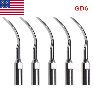 5* Dental Ultrasonic Piezo Scaler Tips fit Woodpecker EMS /DTE SATELEC Handpiece