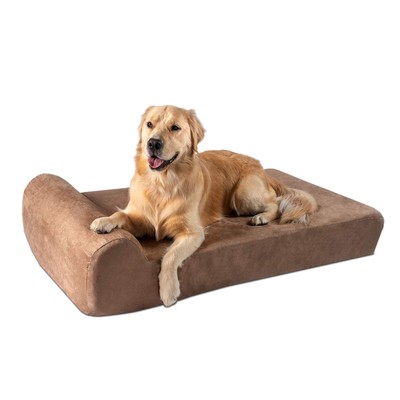 W/headrest - 7” Dog Bed For Large Dogs W/washab...