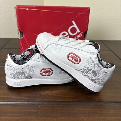 Vintage Shoes Red by Marc Ecko Phranz Phlicker White Pink Kids SZ 9.5