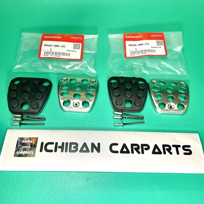 Honda Genuine Civic FD2 Type-r Brake & Clutch Pedal Pad 2 Set 46545-SNW-J21 x 2