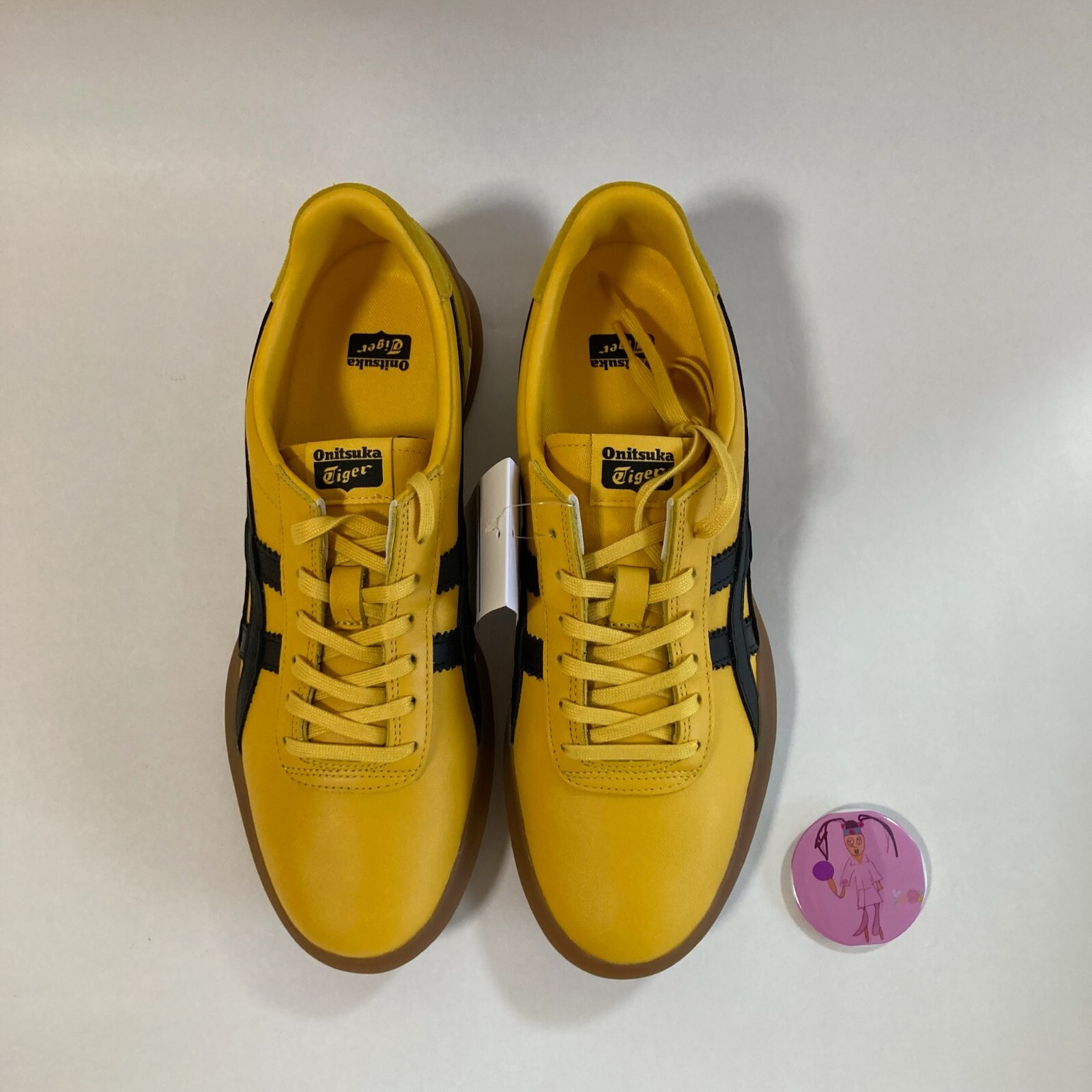 Pre-owned Onitsuka Tiger Ohbori A50 Sneaker Unisex 1183c403.750 Yellow/black 75th Anniv