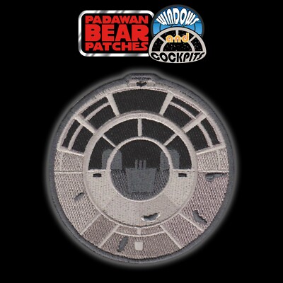 STAR WARS ''Millenium Falcon Cockpit'' 3.5-inch embroidered iron-on patch