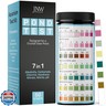 Pond Test Strips - 7-1 Pond Water Testing Kit with Ebook - Pond pH Test Kit with 50 Quick and Accurate Fish Tank Test Strips - 50 Test Strips by JNW Direct