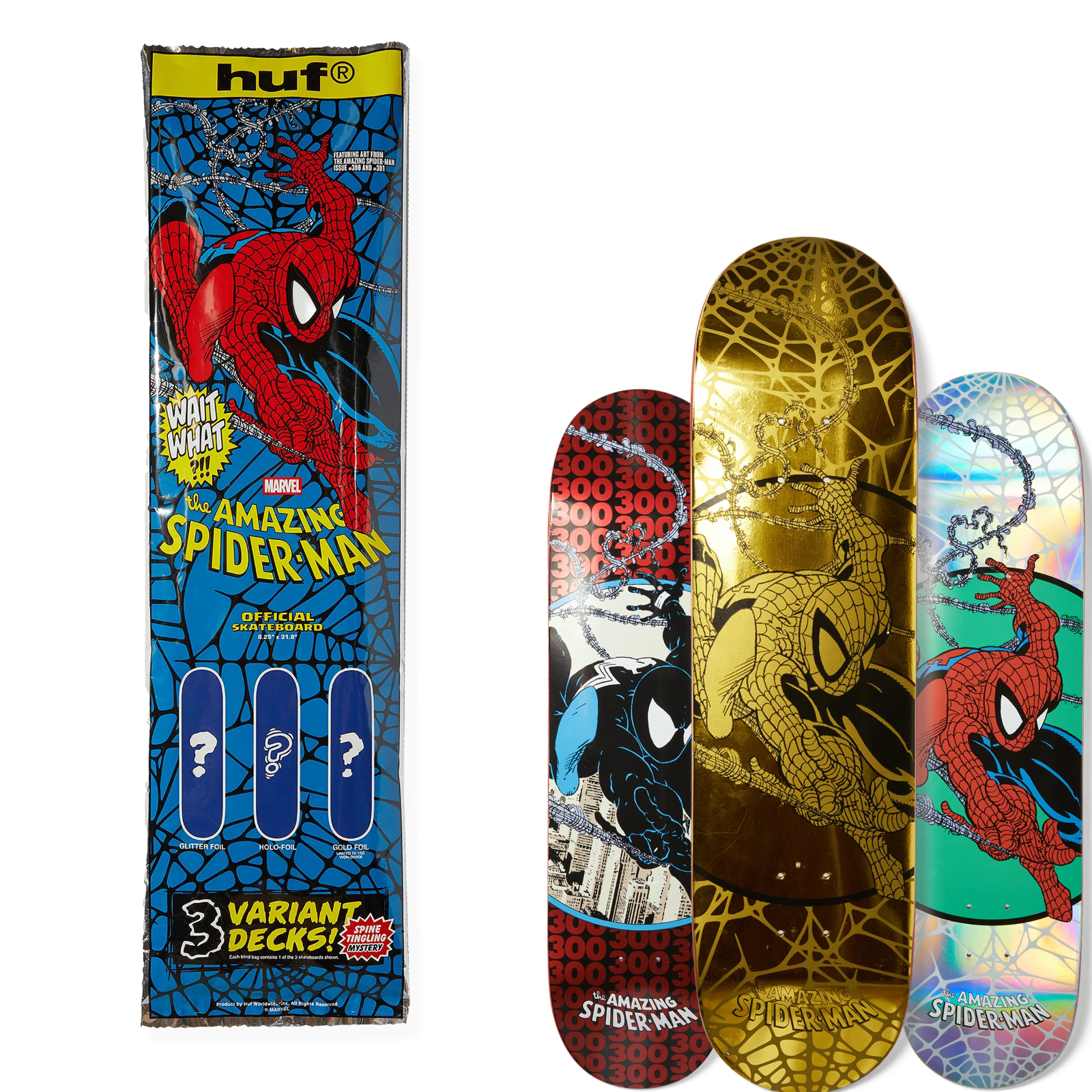 SEALED | HUF x Spider-Man Issue 300 8.25