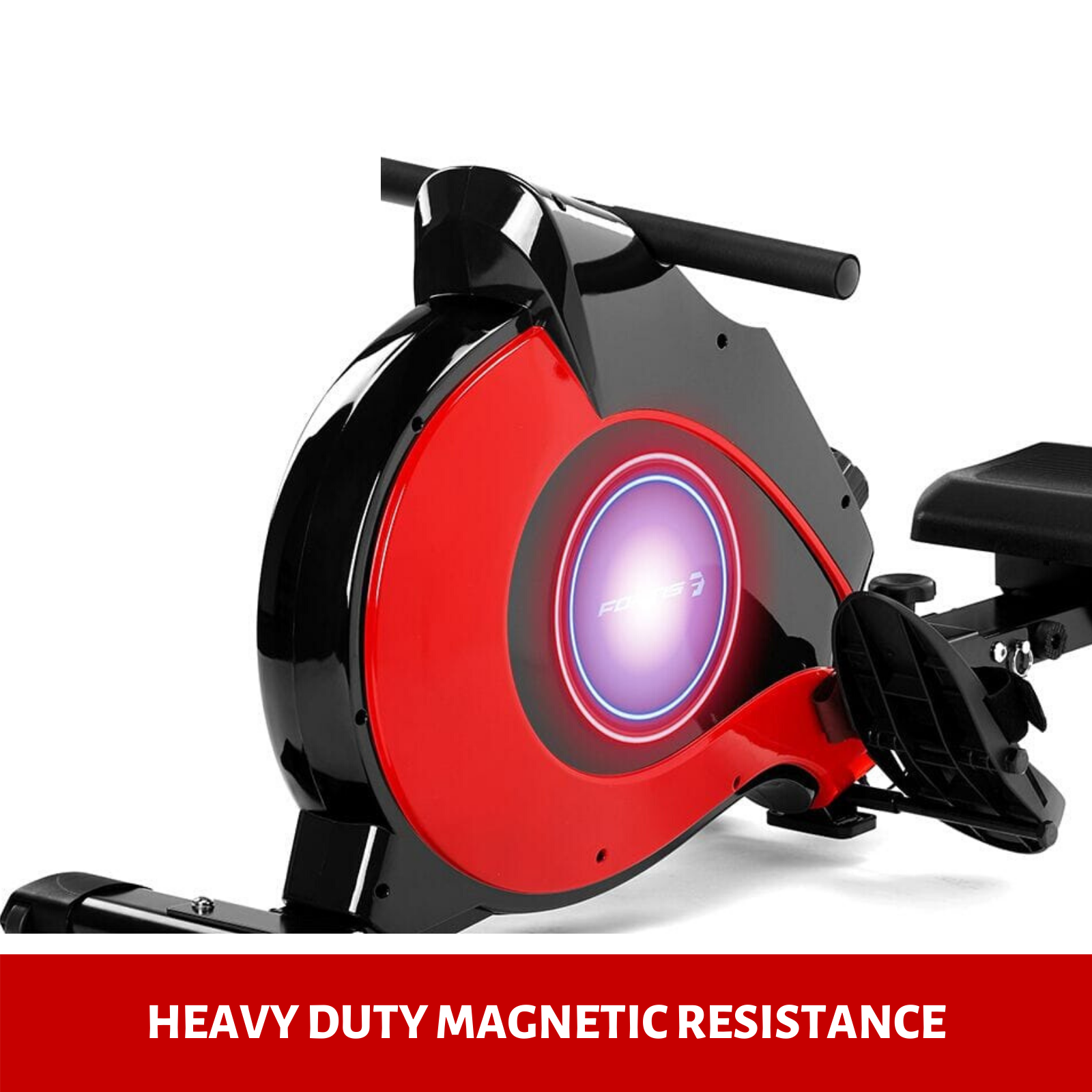 fortis foldable magnetic flywheel exercise bike