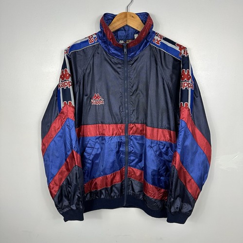 Vintage Kappa Barcelona Football Track Jacket, 90s Rare, Size Mens