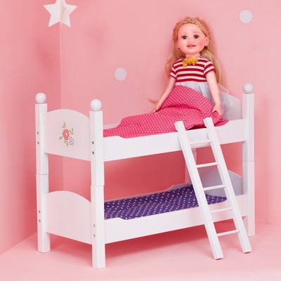 wooden bunk beds for dolls