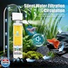 Fish Tank Filters, 4-in-1 Aquarium Filter for Multi-Layer Filtration, Adjustable Oxygenation and Wavemaker, Ultra-Quiet Water Circulation for 40-70 Gallon Aquariums, 225GPH