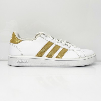 

Белые повседневные кроссовки Adidas Boys Grand Court FY6465, размер 3, Белый, Grand Court