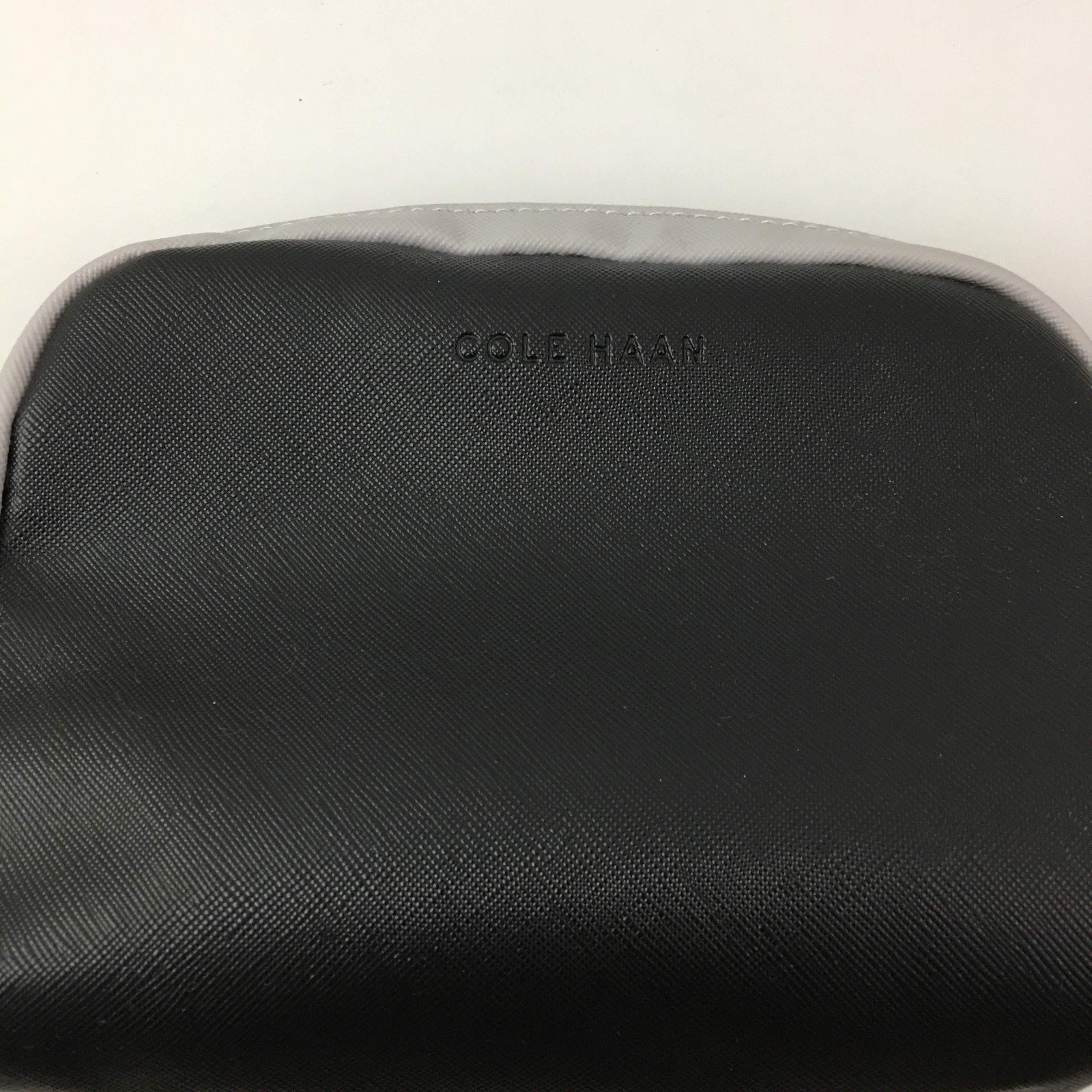 Cole Haan Black & Gray Toiletry Travel Case Pouch