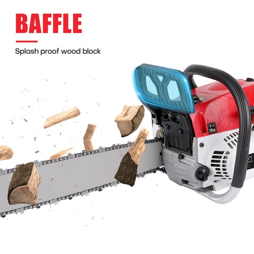 52/58/62cc Gas Chainsaw Guide Bar Cordless Gasoline Powered Chain Saw 2-Cycle