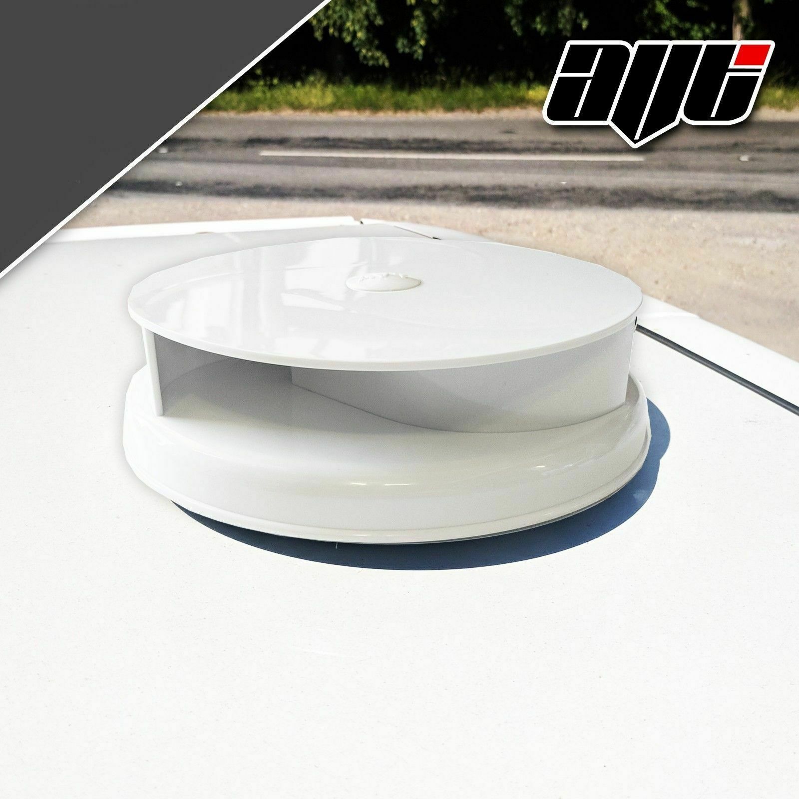 Rotary Wind Driven WHITE Van Roof Vent Vauxhall Combo, Movano, Astra