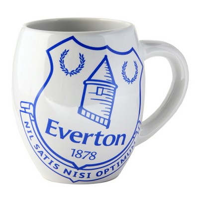 Everton FC Official Ceramic Football Crest Tea Mug (SG8176)