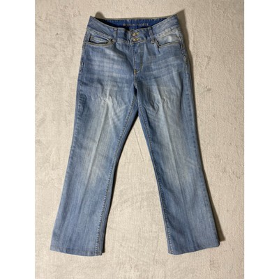 Boston Proper Women Jeans NWT Atrc Slim BC Bootcut Size 8 Light Wash F171