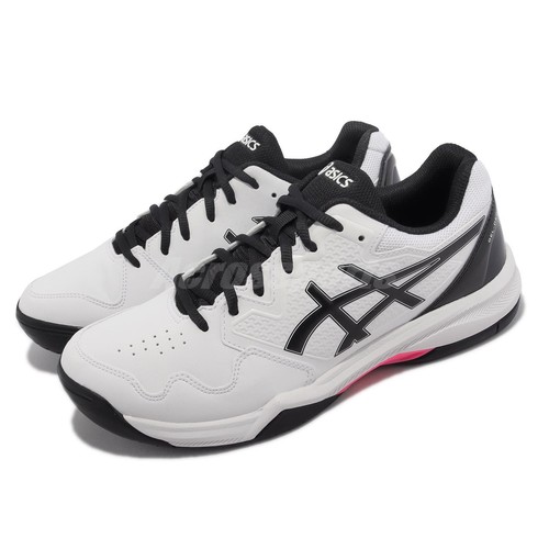 

Мужские теннисные кроссовки Asics GEL-Dedicate 7 White Black Pink 1041A223-104, Белый, Gel-dedicate 7
