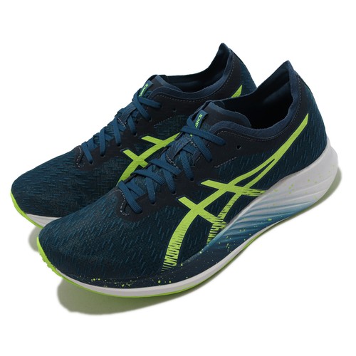 

Asics Magic Speed Blue Green White Мужские кроссовки для бега 1011B026-402, Синий, Magic Speed