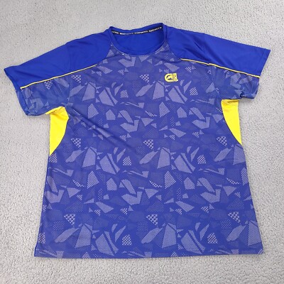 Ecko Function Shirt Mens XXL Blue Short Sleeve Stretch Logo Lightweight