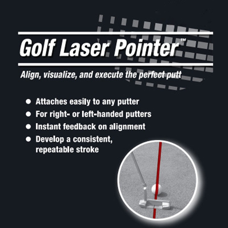 1Pc Golf Putter Laser Pointer Putting Training Aim Line Corrector Improve Set