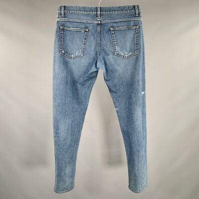 DOLCE & GABBANA Size 32 16 Classic Blue Cotton Relaxed