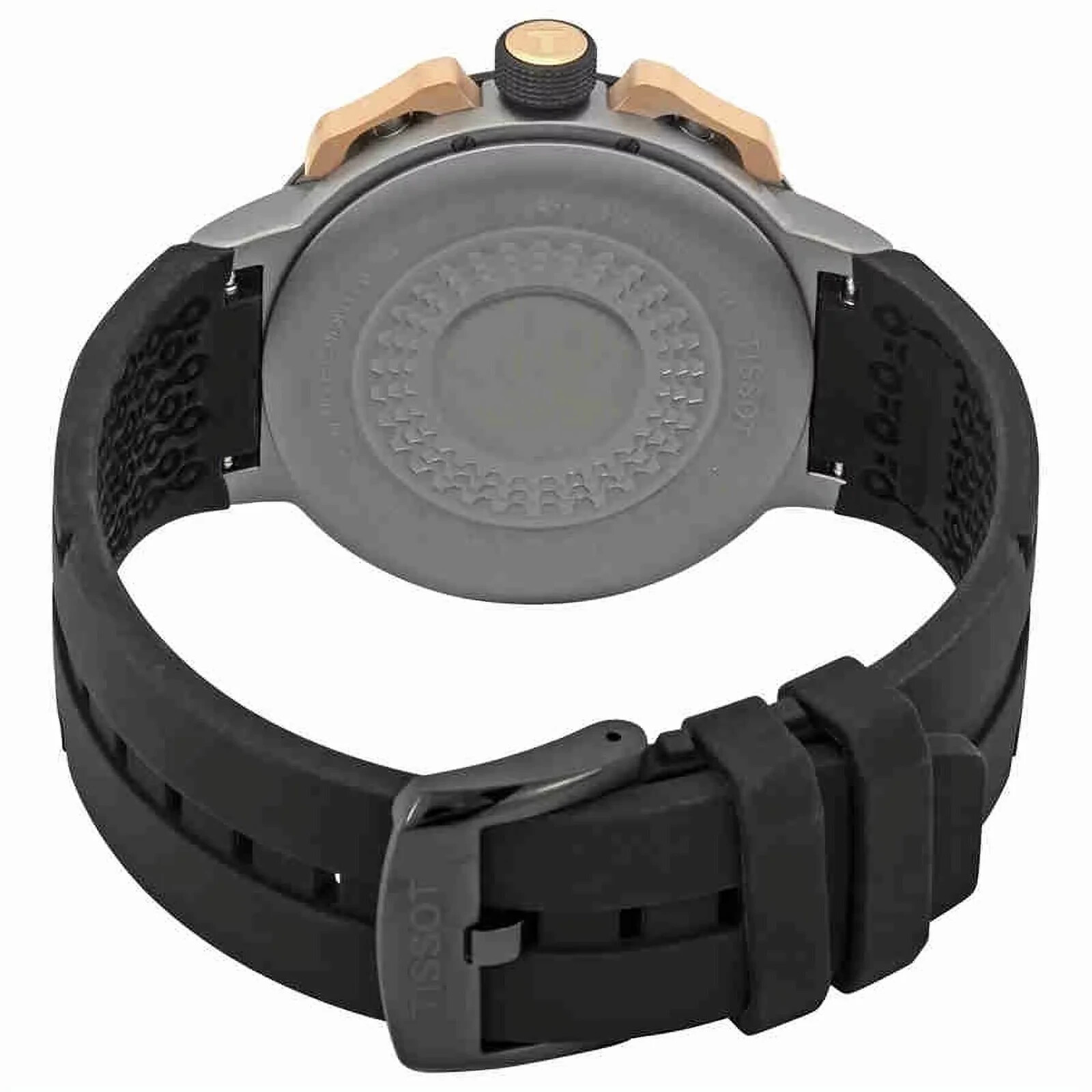 Pre-owned Tissot T-race Black Dial Chronograph Men's Watch - T111.417.37.441.07