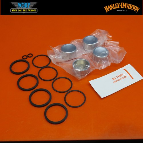 NEW OEM HARLEY DAVIDSON FRONT/REAR BRAKE CALIPER REBUILD KIT 4431301の