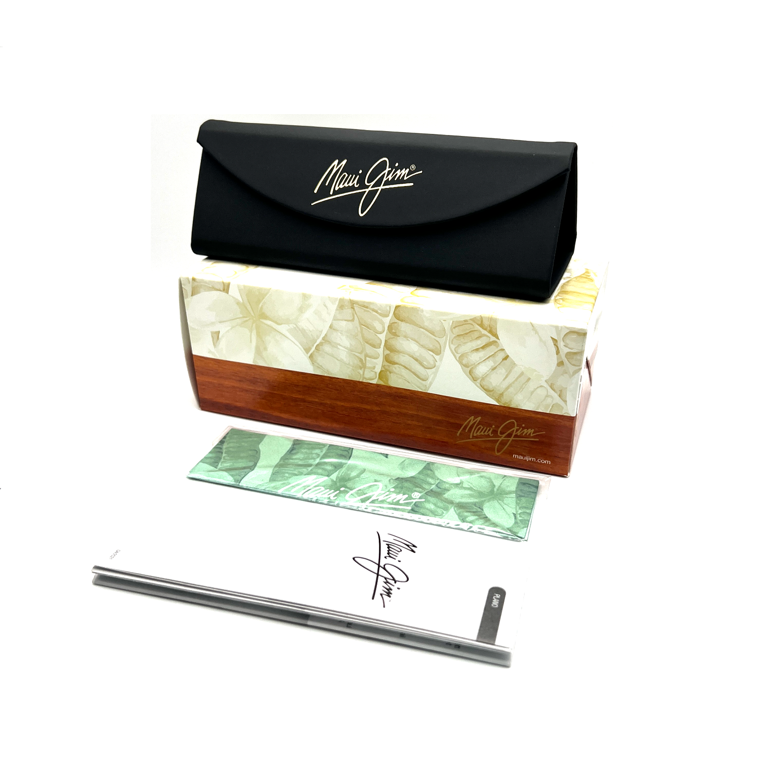 Maui Jim Onshore B798-03S Blue Black Stripe Fade / Blue Hawaii Polarized Lenses