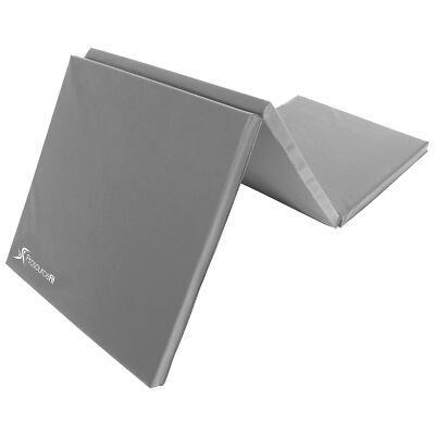 ProSource Tri-Fold Folding Thick Exercise Mat 6’x2’ with Carrying Ha