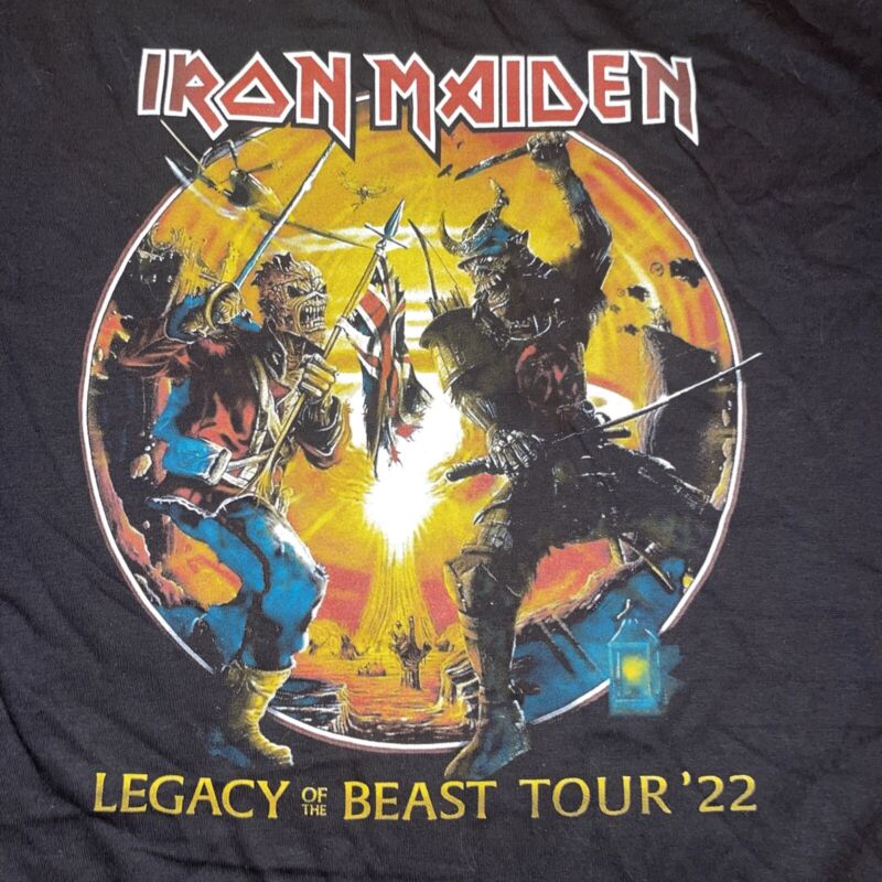 IRON MAIDEN “LEGACY OF THE BEAST TOUR” ‘22 DOUBLE SIDED T-SHIRT 2022 2XL
