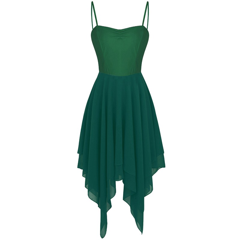 Poet Sleeve Ombré Mesh Ballet Dress | Wessman® | Pretty Dance Costumes - Foto 9