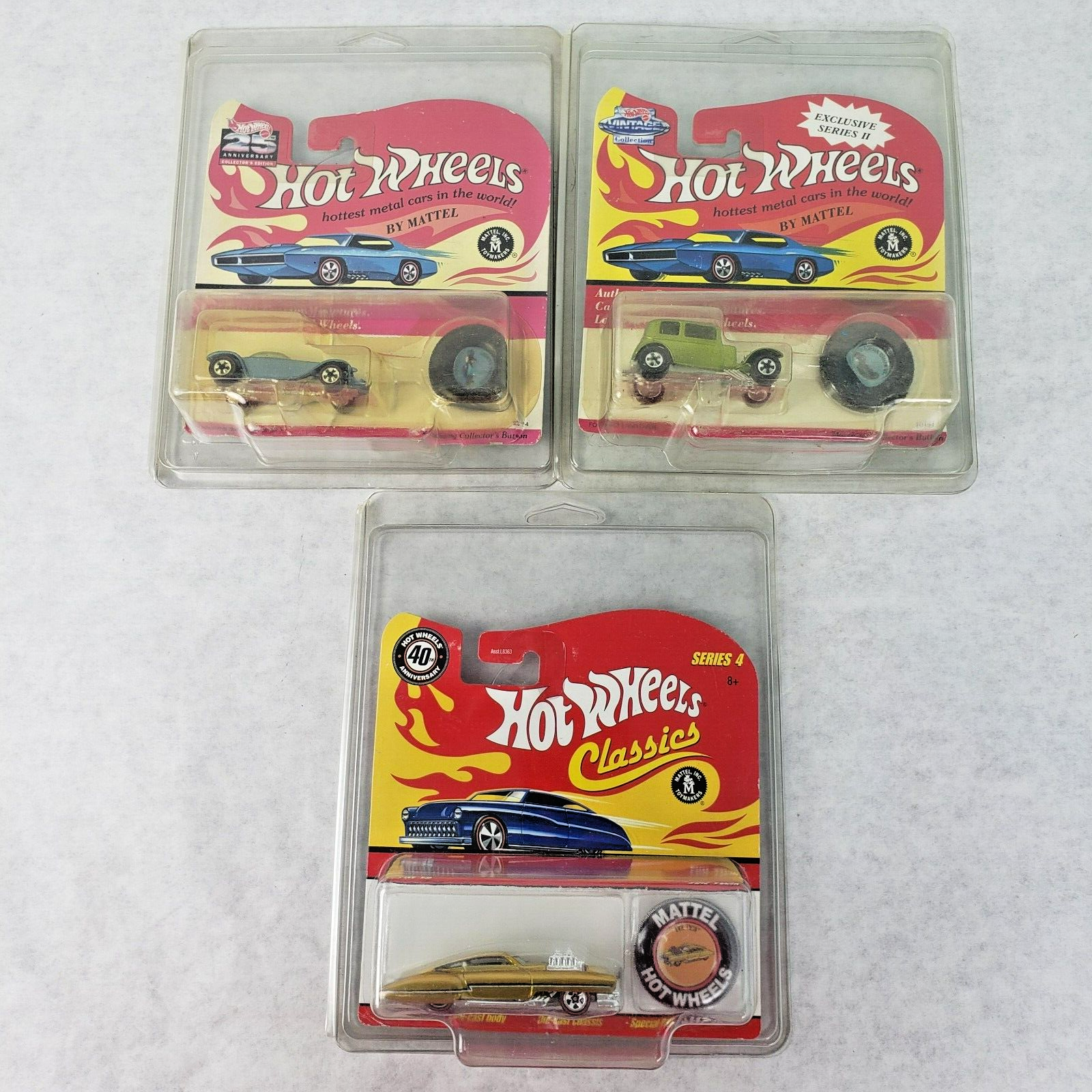 Lot of 3 1992-07 Hot Wheels Vintage Collection/25th