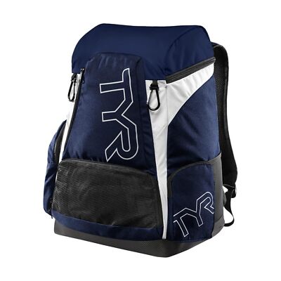TYR Alliance Backpack, White/Navy, 45 Liter