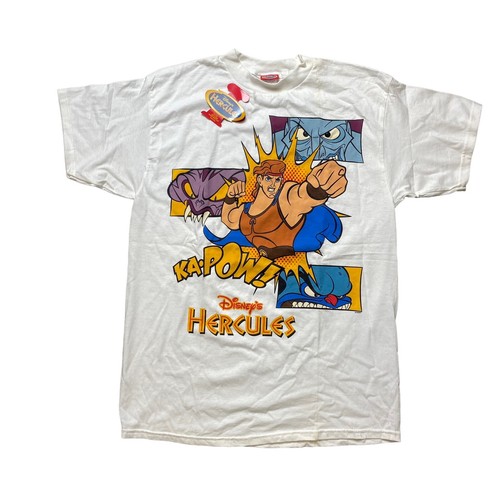 Vintage 90's Walt Disney Hercules KA-POW T Shirt Adult Size Vintage 90's Walt Disney Hercules KA-POW T Shirt Adult Size
