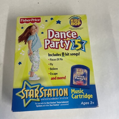 Fisher Price Star Station Dance Party 5 Kidz Bop Music Cartridge