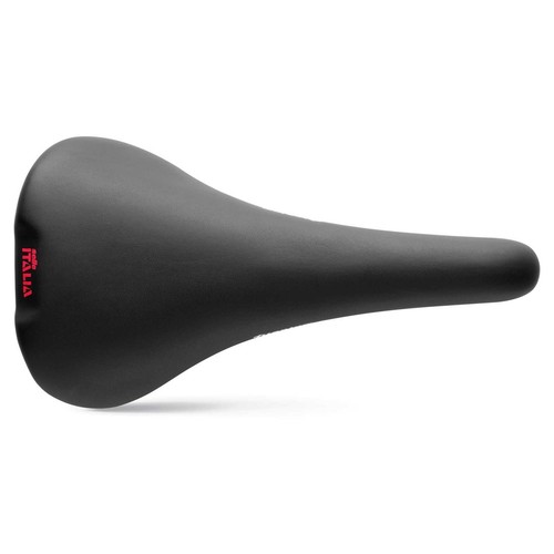 Selle Vintage L.F. Pearl Pour Vélo De Course - Cuir Noir - Années 1950 - Eroica