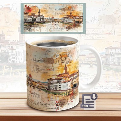 Florence Mug,Coffee Mug Gift for Dad, Mom,Daughter,Son,birthday present