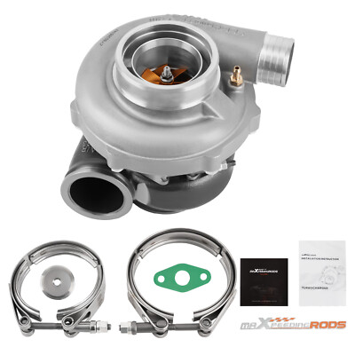 Upgrade Dual Ball Bearing 0.83 A/R Billet Turbo Turbocharger V-Band 550-900HP