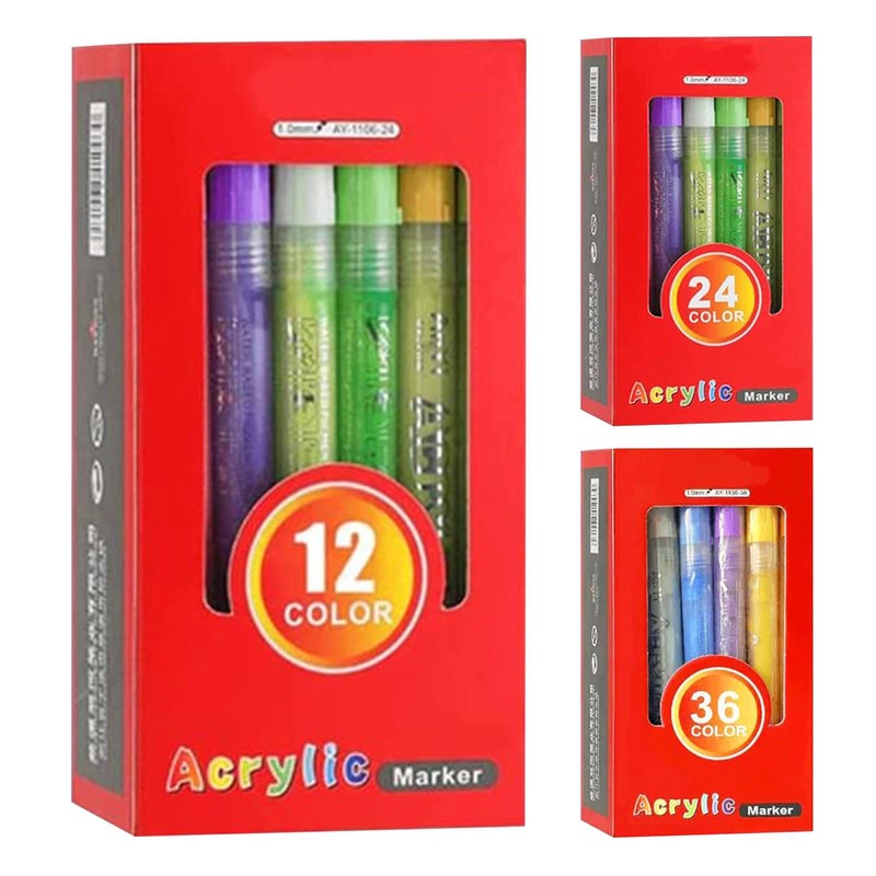 Acrylic Paint Marker Pens Permanent For Stone Painting Ceram