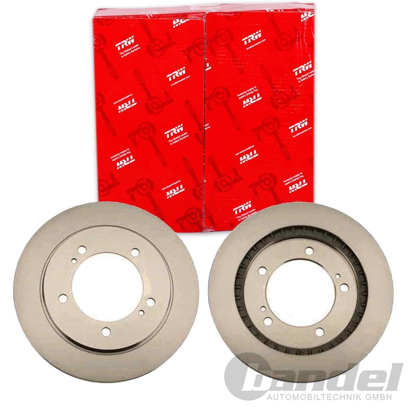 2x Trw Disques De Frein 286mm VentilÃS Avant AdaptÃS Pour | Df6023