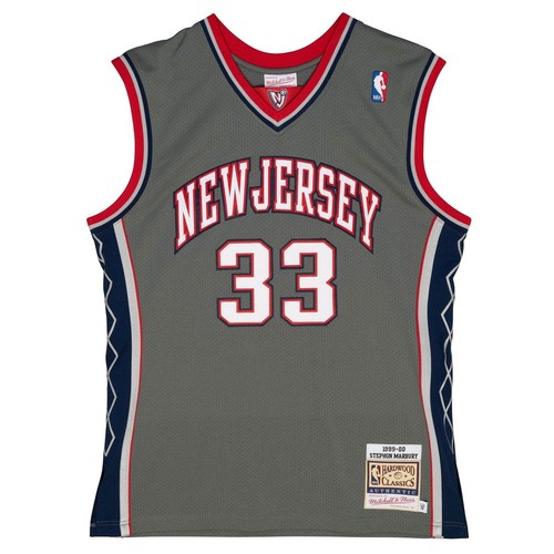 

MITCHELL - NESS NBA ALT JERSEY NEW JERSEY NETS 1999 STEPHON MARBURY, Pewter grey
