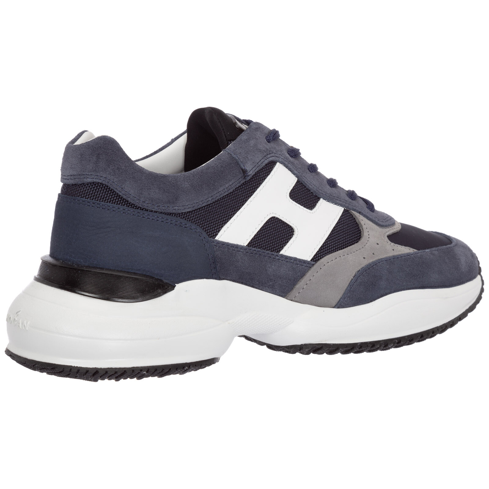 HOGAN HOGAN SNEAKER HERREN INTERACTION HXM5450DN90R1P842F LOGO WILDLEDER SCHUHE