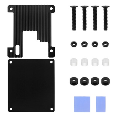T Metal Aluminum Alloy Shell Passive Cooling Heatsinks Case for Orange Pi Zero