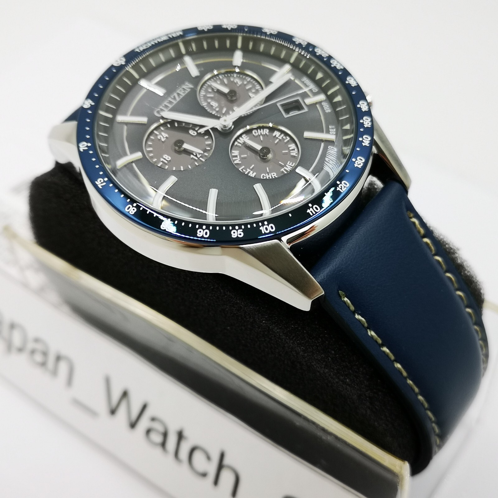 Pre-owned Citizen Collection Eco-drive Bl5490-09m Chronograph Men's Watch In Box