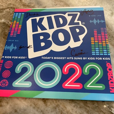 KIDZ BOP 2022 LP M/M YELLOW VINYL AUTOGRAPHED by 4  KB01830