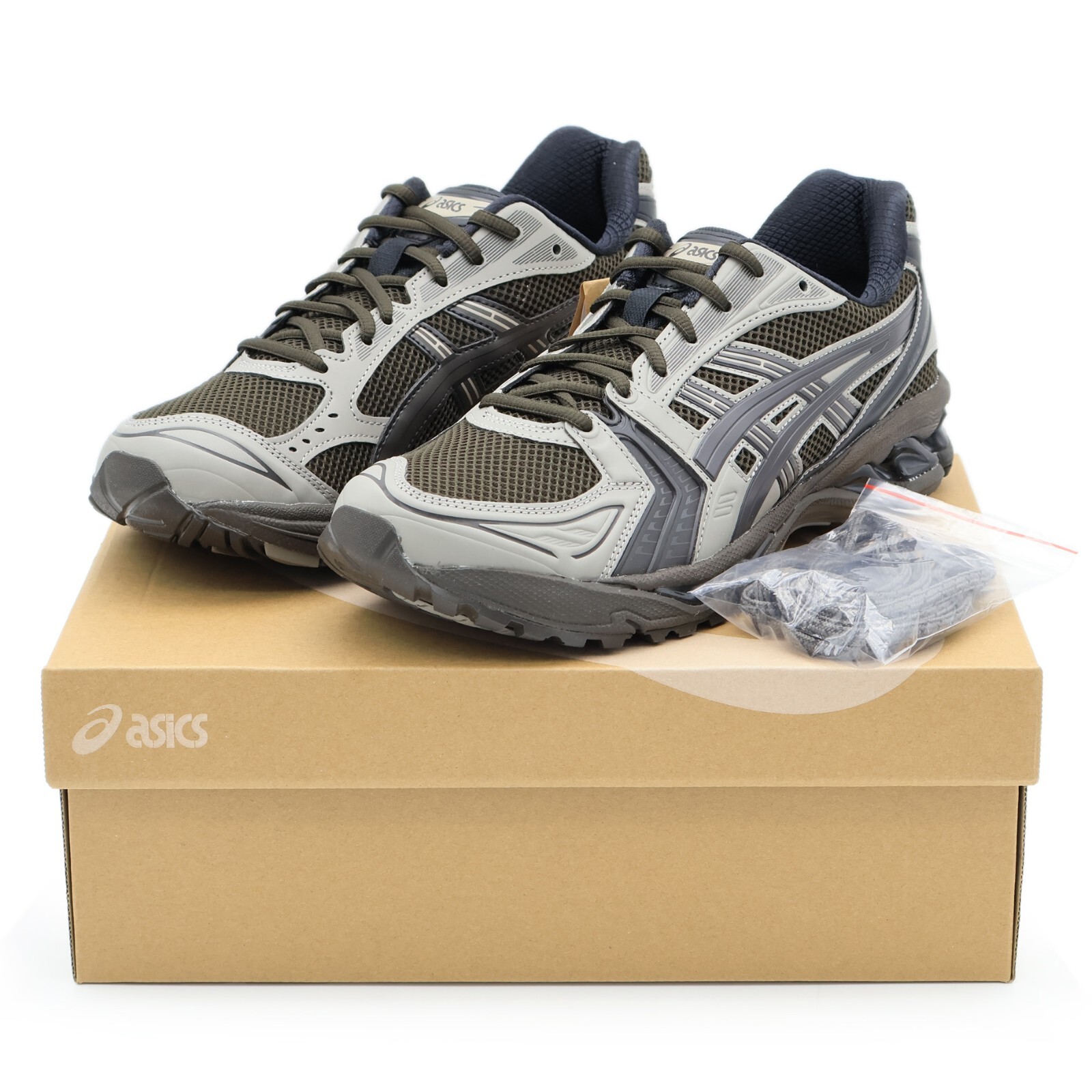 Pre-owned Asics 1203a430-200 Atmos Undermycar Pepper  Gel-kayano 14 Brown Grey (men's) In Gray